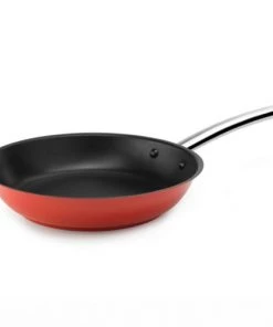 Pujadas Poêles Et Wok Poêle Anti-Adhésive Inox Ø 20cm Rouge
