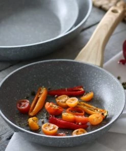 Menastyl Poêles Et Wok Poêle Avec Poignée En Aluminium Et Bois 20 Cm -Poêles et wok Soldes poele avec poignee en aluminium et bois 20 cm 4