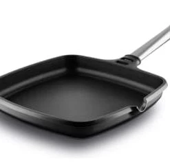 Castey Poêles Et Wok Poêle Carrée Lisse 22x22cm Antiadhésif, Fonte D’aluminium, Tous Feux -Poêles et wok Soldes poele carree lisse 22x22cm antiadhesif fonte d aluminium tous feux 13