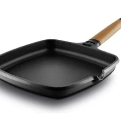 Castey Poêles Et Wok Poêle Carrée Lisse 22x22cm Antiadhésif, Fonte D’aluminium, Tous Feux -Poêles et wok Soldes poele carree lisse 22x22cm antiadhesif fonte d aluminium tous feux 17