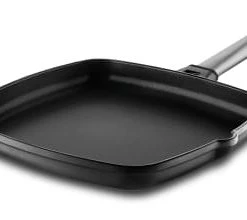Castey Poêles Et Wok Poêle Carrée Lisse 27x27cm Antiadhésif, Fonte D'alu, Non Induction -Poêles et wok Soldes poele carree lisse 27x27cm antiadhesif fonte d alu non induction 3