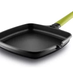 Castey Poêles Et Wok Poêle Carrée Lisse 27x27cm Antiadhésif, Fonte D’aluminium, Tous Feux -Poêles et wok Soldes poele carree lisse 27x27cm antiadhesif fonte d aluminium tous feux 22