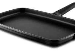 Castey Poêles Et Wok Poêle Carrée Lisse 40x25cm Antiadhésif, Fonte D'alu, Non Induction -Poêles et wok Soldes poele carree lisse 40x25cm antiadhesif fonte d alu non induction 2