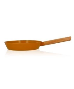 OGO Living Poêles Et Wok Poêle En Aluminium Forgé Jaune 24cm
