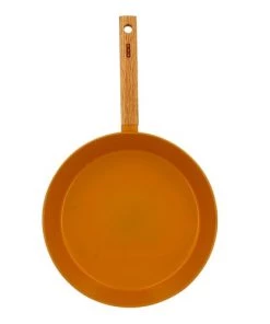 OGO Living Poêles Et Wok Poêle En Aluminium Forgé Jaune 28cm -Poêles et wok Soldes poele en aluminium forge jaune 28cm 2
