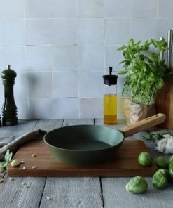 OGO Living Poêles Et Wok Poêle En Aluminium Forgé Kaki 20cm -Poêles et wok Soldes poele en aluminium forge kaki 20cm 3