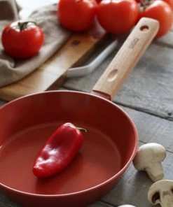 OGO Living Poêles Et Wok Poêle En Aluminium Forgé Paprika 20cm -Poêles et wok Soldes poele en aluminium forge paprika 20cm 4