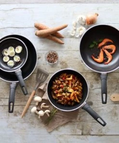 Menastyl Poêles Et Wok Poêle En Aluminium Tous Feux 20cm -Poêles et wok Soldes poele en aluminium tous feux 20cm 1