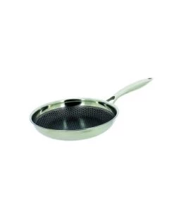 OGO Living Poêles Et Wok Poêle Fond Nid D'abeille En Acier Inoxydable 24 Cm -Poêles et wok Soldes poele fond nid d abeille en acier inoxydable 24 cm 4