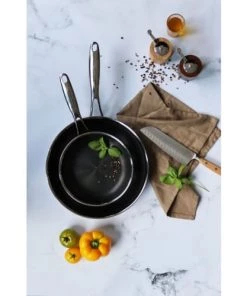 OGO Living Poêles Et Wok Poêle Fond Nid D'abeille En Acier Inoxydable 28 Cm -Poêles et wok Soldes poele fond nid d abeille en acier inoxydable 28 cm 5