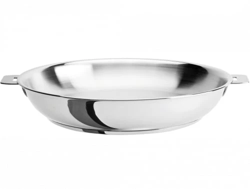 Cristel Poêles Et Wok Poêle Haute Inox Amovible 24cm 3 Cristel Poêles Et Wok Poêle Haute Inox Amovible 24cm