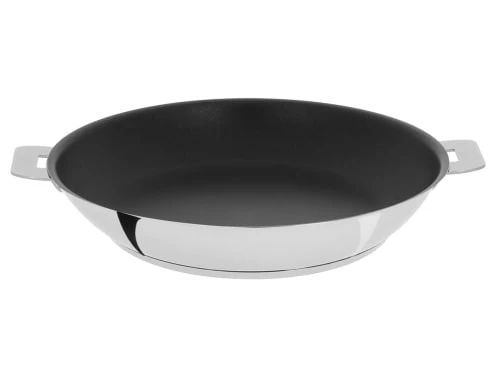 Cristel Poêles Et Wok Poêle Inox Anti-adhérent Revêtue Amovible 20cm 3 Cristel Poêles Et Wok Poêle Inox Anti-adhérent Revêtue Amovible 20cm