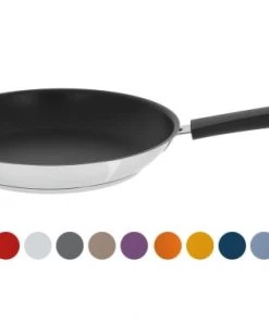 Cristel Poêles Et Wok Poêle Inox Avec Anti-adhérent Revêtue 20cm -Poêles et wok Soldes poele inox avec anti adherent revetue 20cm 37