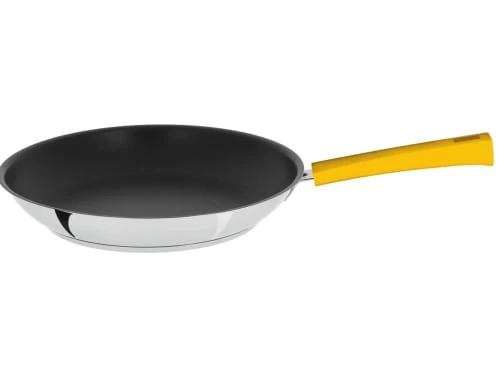 Cristel Poêles Et Wok Poêle Inox Avec Anti-adhérent Revêtue 20cm 3 Cristel Poêles Et Wok Poêle Inox Avec Anti-adhérent Revêtue 20cm
