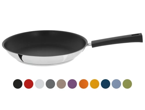 Cristel Poêles Et Wok Poêle Inox Avec Anti-adhérent Revêtue 20cm 4 Cristel Poêles Et Wok Poêle Inox Avec Anti-adhérent Revêtue 20cm – Image 2