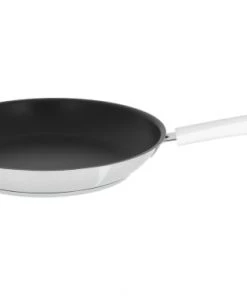 Cristel Poêles Et Wok Poêle Inox Avec Anti-adhérent Revêtue 28cm