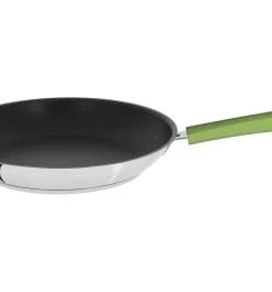 Cristel Poêles Et Wok Poêle Inox Avec Anti-adhérent Revêtue 28cm -Poêles et wok Soldes poele inox avec anti adherent revetue 28cm 52