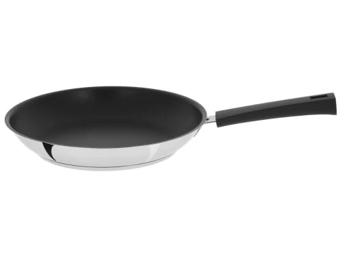 Cristel Poêles Et Wok Poêle Inox Avec Anti-adhérent Revêtue 28cm 3 Cristel Poêles Et Wok Poêle Inox Avec Anti-adhérent Revêtue 28cm