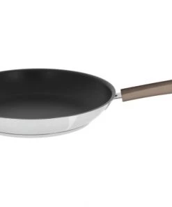 Cristel Poêles Et Wok Poêle Inox Avec Anti-adhérent Revêtue 28cm
