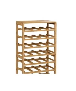 Five Simply Smart Ustensiles De Cuisine Et De Pâtisserie Porte Bouteilles En Bambou 48 Bouteilles - 45x24x131cm -Poêles et wok Soldes porte bouteilles en bambou 48 bouteilles 45x24x131cm 2