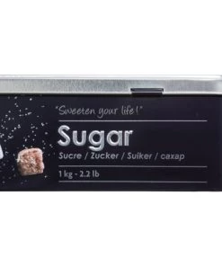 Five Simply Smart Ustensiles De Cuisine Et De Pâtisserie Pot De Conservation En Métal Noir Sucre En Morceaux -Poêles et wok Soldes pot de conservation en metal noir sucre en morceaux 2