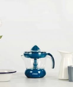 Livoo Ustensiles De Cuisine Et De Pâtisserie Presse-agrumes électrique En Plastique Bleu -Poêles et wok Soldes presse agrumes electrique en plastique bleu 3