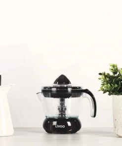 Livoo Ustensiles De Cuisine Et De Pâtisserie Presse-agrumes électrique En Plastique Noir -Poêles et wok Soldes presse agrumes electrique en plastique noir 3