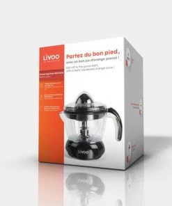 Livoo Ustensiles De Cuisine Et De Pâtisserie Presse-agrumes électrique En Plastique Noir -Poêles et wok Soldes presse agrumes electrique en plastique noir 5