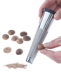 GEFU Ustensiles De Cuisine Et De Pâtisserie Râpe à Muscade En Acier Inoxydable Argent -Poêles et wok Soldes rape a muscade en acier inoxydable argent 1