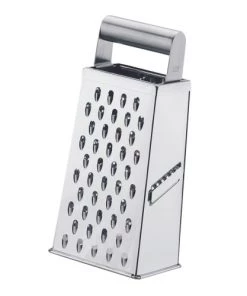 GEFU Ustensiles De Cuisine Et De Pâtisserie Râpe Carrée En Acier Inoxydable Argent