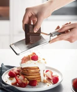 GEFU Ustensiles De Cuisine Et De Pâtisserie Râpe Fine En Acier Inoxydable Argent -Poêles et wok Soldes rape fine en acier inoxydable argent 3