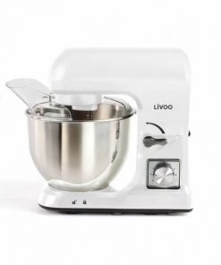Livoo Ustensiles De Cuisine Et De Pâtisserie Robot Pâtissier En Plastique Blanc