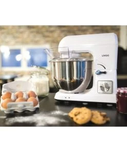 Livoo Ustensiles De Cuisine Et De Pâtisserie Robot Pâtissier En Plastique Blanc -Poêles et wok Soldes robot patissier en plastique blanc 3