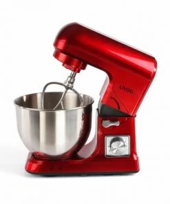 Livoo Ustensiles De Cuisine Et De Pâtisserie Robot Pâtissier En Plastique Rouge -Poêles et wok Soldes robot patissier en plastique rouge 1