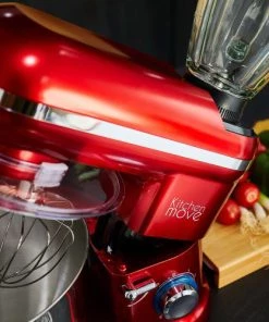 Kitchen Move Ustensiles De Cuisine Et De Pâtisserie Robot Patissier Hachoir Blender Acier Rouge 5.5L -Poêles et wok Soldes robot patissier hachoir blender acier rouge 5 5l 5