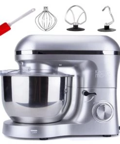 Kitchen Move Ustensiles De Cuisine Et De Pâtisserie Robot Patissier Multifonction Acier Gris 1500W