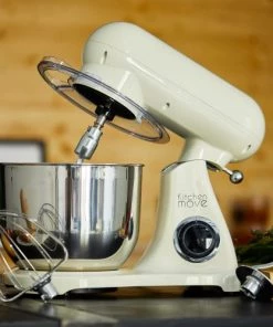 Kitchen Move Ustensiles De Cuisine Et De Pâtisserie Robot Pâtissier Multifonction Acier Inoxydable Beige 1800W -Poêles et wok Soldes robot patissier multifonction acier inoxydable beige 1800w 1