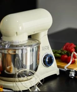 Kitchen Move Ustensiles De Cuisine Et De Pâtisserie Robot Pâtissier Multifonction Acier Inoxydable Beige 1800W -Poêles et wok Soldes robot patissier multifonction acier inoxydable beige 1800w 4