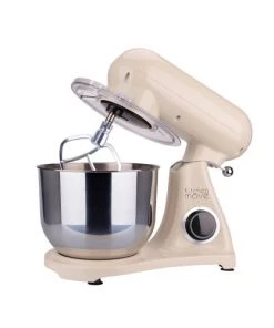 Kitchen Move Ustensiles De Cuisine Et De Pâtisserie Robot Pâtissier Multifonction Acier Inoxydable Beige 1800W -Poêles et wok Soldes robot patissier multifonction acier inoxydable beige 1800w 5