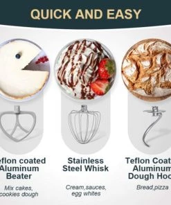 Kitchen Move Ustensiles De Cuisine Et De Pâtisserie Robot Pâtissier Multifonction Aluminium Noir 1800W -Poêles et wok Soldes robot patissier multifonction aluminium noir 1800w 2