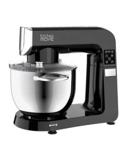 Kitchen Move Ustensiles De Cuisine Et De Pâtisserie Robot Pâtissier Multifonction Aluminium Noir 1800W