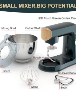 Kitchen Move Ustensiles De Cuisine Et De Pâtisserie Robot Pâtissier Multifonction Aluminium Noir 1800W -Poêles et wok Soldes robot patissier multifonction aluminium noir 1800w 3