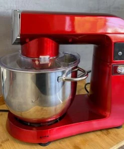 Kitchen Move Ustensiles De Cuisine Et De Pâtisserie Robot Pâtissier Multifonction Aluminium Rouge 1800W -Poêles et wok Soldes robot patissier multifonction aluminium rouge 1800w 5