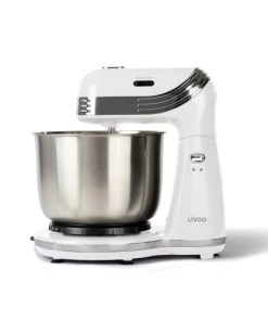 Livoo Ustensiles De Cuisine Et De Pâtisserie Robot Pâtissier Multifonction En Acier Inoxydable Blanc