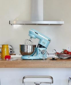 Kitchen Move Ustensiles De Cuisine Et De Pâtisserie Robot Patissier Multifonction Plastique Bleu 1500W -Poêles et wok Soldes robot patissier multifonction plastique bleu 1500w 2