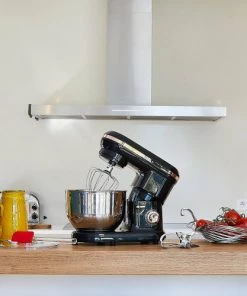 Kitchen Move Ustensiles De Cuisine Et De Pâtisserie Robot Patissier Multifonction Plastique Noir 1500W -Poêles et wok Soldes robot patissier multifonction plastique noir 1500w 2