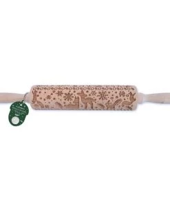 ScrapCooking Ustensiles De Cuisine Et De Pâtisserie Rouleau En Bois D'empreintes Forêt Enchantée -Poêles et wok Soldes rouleau en bois d empreintes foret enchantee 2