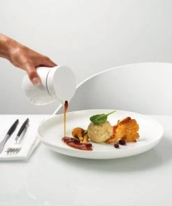 ASA Selection Ustensiles De Cuisine Et De Pâtisserie Saucière à Double Paroi Porcelaine Blanc -Poêles et wok Soldes sauciere a double paroi porcelaine blanc 2