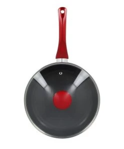 Menastyl Poêles Et Wok Sauteuse Avec Couvercle Compatible Induction 24 Cm En Aluminium -Poêles et wok Soldes sauteuse avec couvercle compatible induction 24 cm en aluminium 4