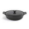 BergHoff Poêles Et Wok Sauteuse Avec Couvercle Fonte De Fer Noir 28 Cm - Ron -Poêles et wok Soldes sauteuse avec couvercle fonte de fer noir 28 cm ron